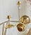 Late 20th-Century Hollywood Regency-Style Brass & Crystal Graduated Candlestick Trio, Hong Kong For Sale - Image 16 of 16