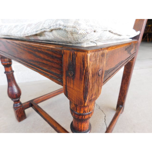 Jamestown Lounge Feudal Oak Jacobean Style Dining Chairs Set of 6 Chairish