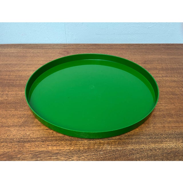 Mid-Century Modern Space Age Green Tray from Decembre, Finland, 1960s For Sale - Image 12 of 16