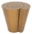 Modern Bronzed Steel Conical Spiral Side Table For Sale