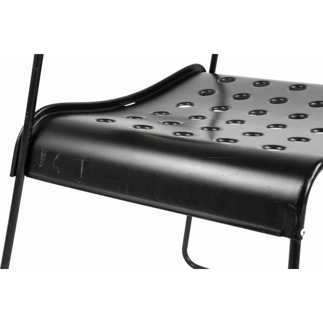 Stackable Omstak Chairs from Bieffeplast, 1970, Set of 6 For Sale - Image 4 of 6