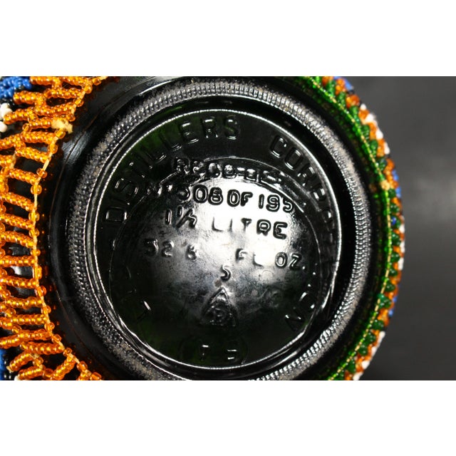 Beaded Glass Bottle With Maasai Geometric Patterns For Sale - Image 18 of 18
