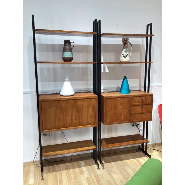 Swedish Style Teak Bookcases, 1960s, Set of 2 For Sale - Image 11 of 12