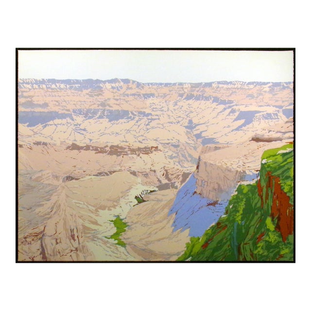 Nanci Blair Closson "Descent" Signed Lithograph Indian Garden Grand Canyon For Sale