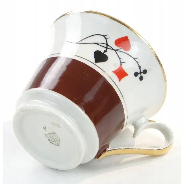 Postmodern Cups from Ćmielów Factory, Poland, 1960s, Set of 3 For Sale - Image 4 of 5