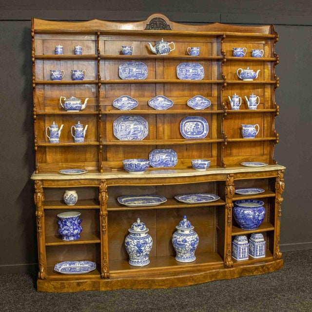 Victorian Walnut Display Bookcase For Sale - Image 15 of 18