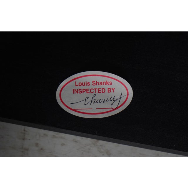 Sherrill Black & Gold Crackle Paint Pembroke Drop Leaf Table For Sale - Image 17 of 17