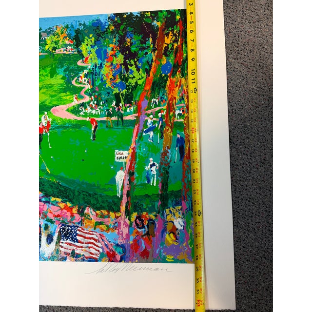 LeRoy Neiman Ryder Cup Valhalla Hand Signed Le Serigraph Art Golf Unframed For Sale In Denver - Image 6 of 9