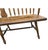 1960s Rockingham Maple Colonial Cattail Deacon's Bench Farmhouse For Sale - Image 6 of 17