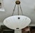 Metal Vintage Directoire Style French Alabaster Pendant Chandelier For Sale - Image 7 of 17