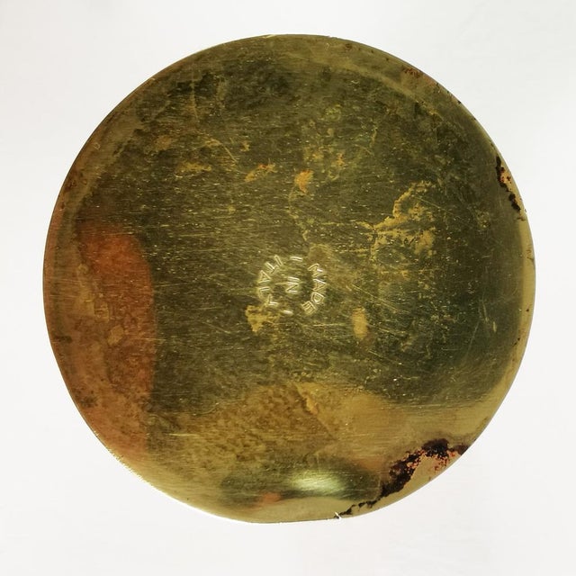 Modernist Brass Shaker, Italy, 1960s For Sale - Image 11 of 14