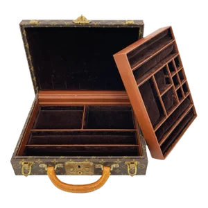 Vintage Louis Vuitton Monogram Jewellery Case c1970s