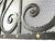Mid-Century Modern Vintage French Art Deco Wrought Iron 3-Panel Fire Screen and Spark Guard, 1940s For Sale - Image 3 of 9