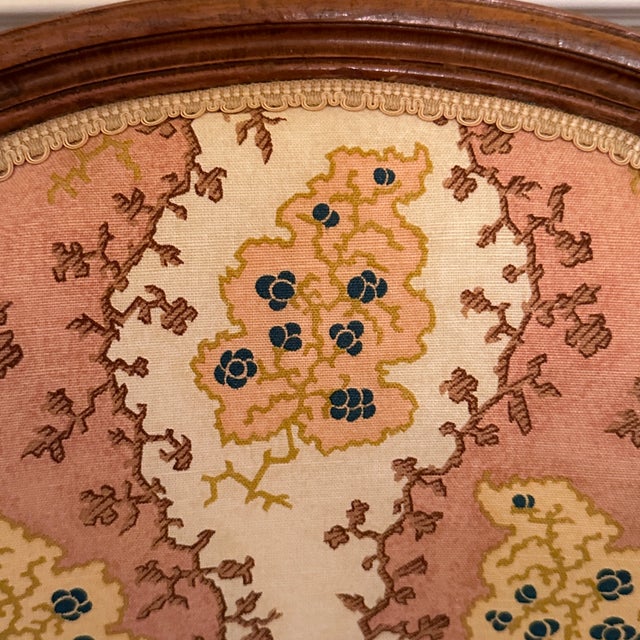 Pair 1800s Fauteuils With English Upholstery For Sale In Washington DC - Image 6 of 11