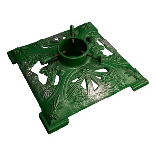 Art Nouveau Cast Iron Christmas Tree Stand, 1920s For Sale