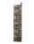 1900 - 1909 Antique Indian Painted Teakwood Gujarati Door For Sale - Image 5 of 9