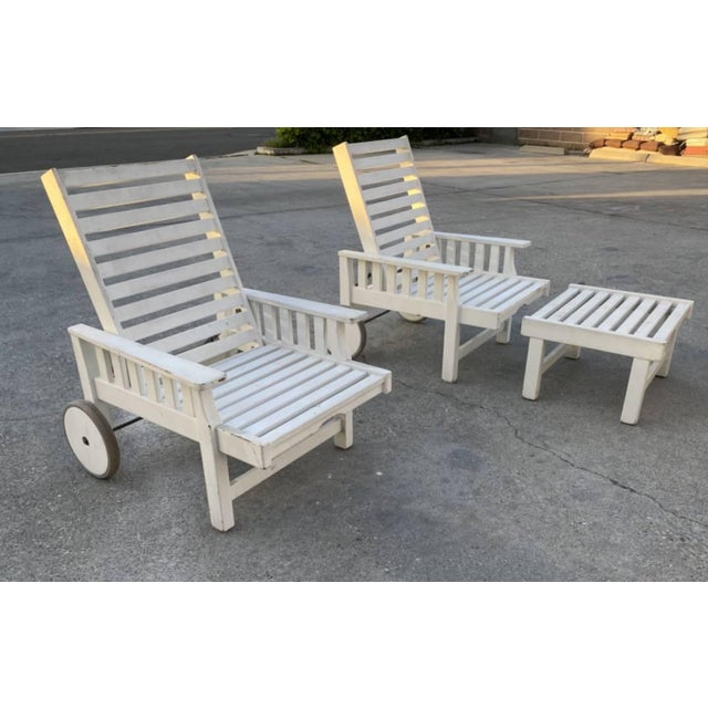 2010s Weatherend Estate "Signature Slatted" Outdoor Teak Furniture Set - 13 Pieces For Sale - Image 4 of 6