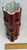 1950’s Red Wing Usa Burgundy Bamboo Ceramic 7.5” Tall Vase #400 Light Grey Interior For Sale - Image 11 of 12