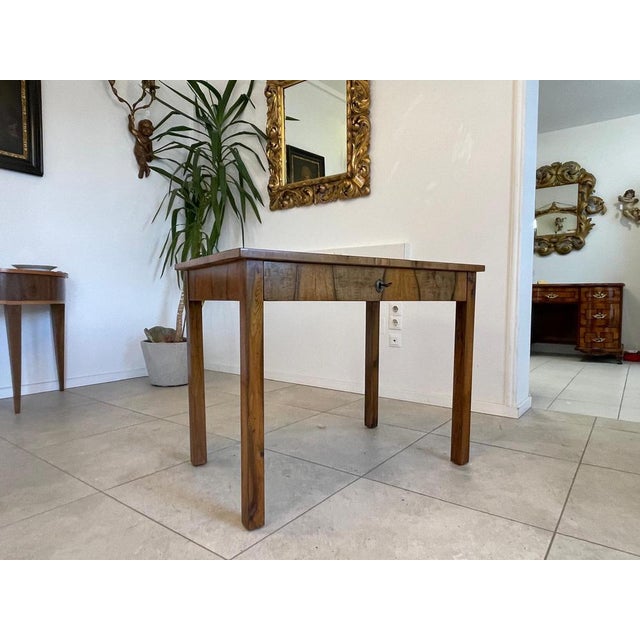 Wood Biedermeier Stamp Side Table For Sale - Image 7 of 12