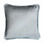 Major Collection Cushion in Teal Velvet with Fringes from Lo Decor For Sale - Image 4 of 5