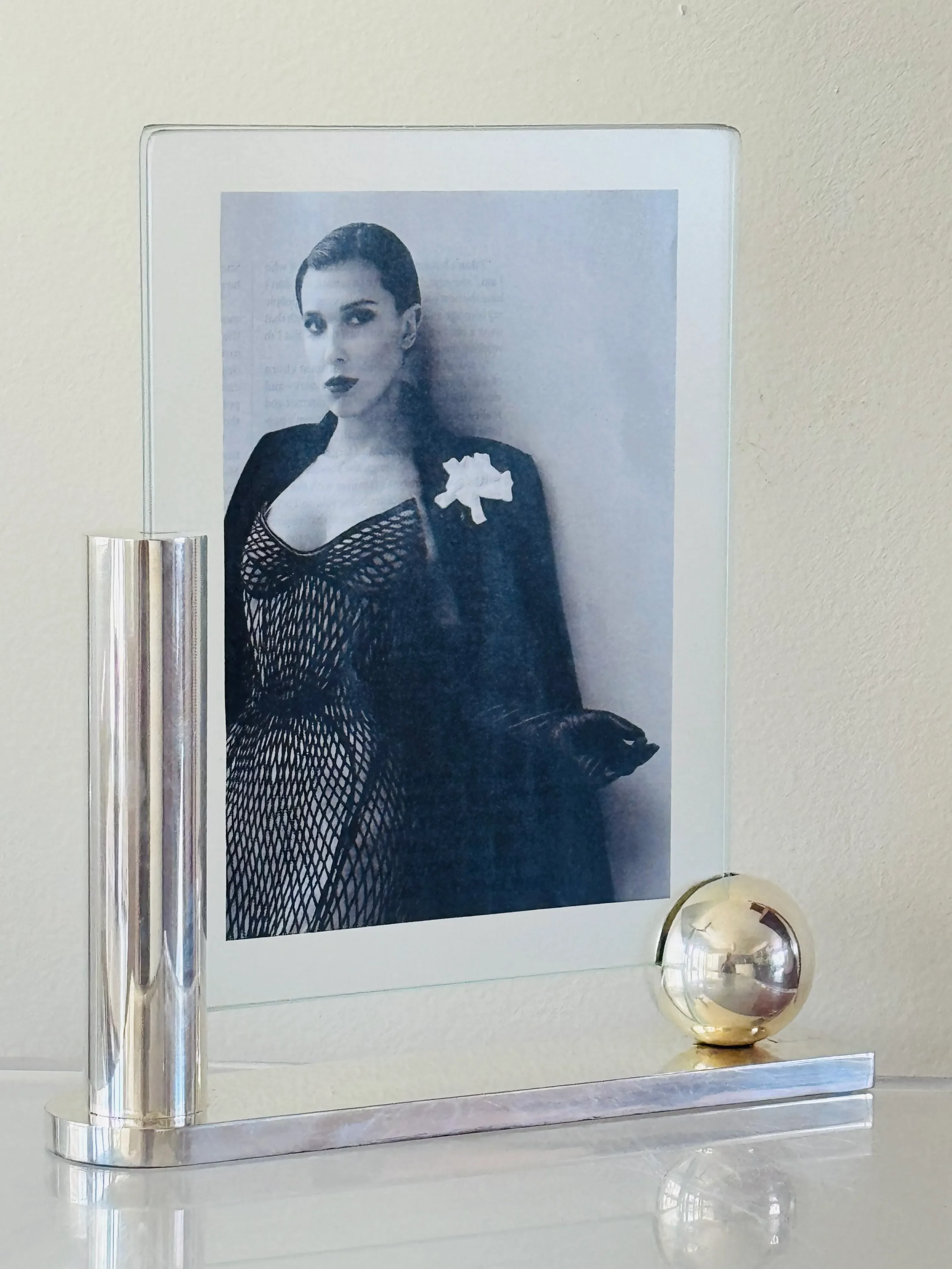 1980s Richard Meier for Swid Powell Silver Plated Picture Frame