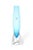 Marcello Furlan Murano Lip Blue Glass Rocket Vase For Sale - Image 11 of 11