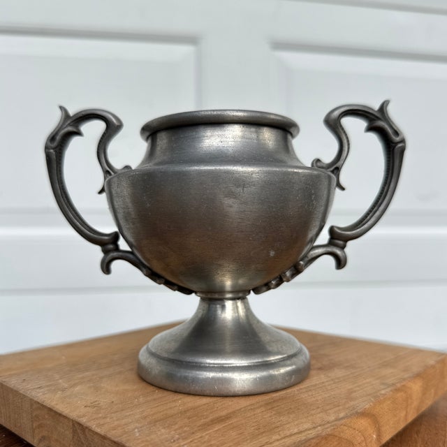 Traditional Mid 20th Century Pewter Sugar Bowl by Metalars For Sale - Image 3 of 8