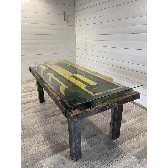 Vintage Industrial A- 360 Dining Table, 1950 For Sale - Image 4 of 18