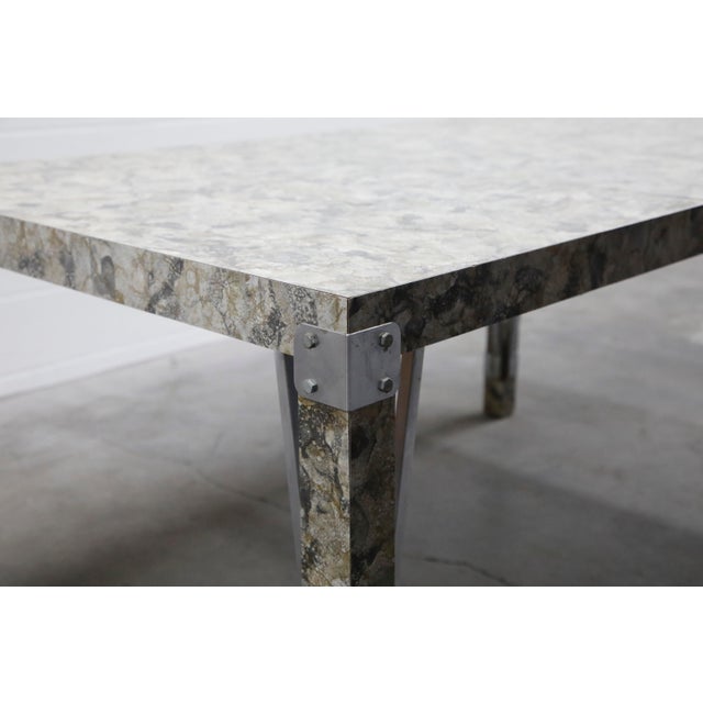 Mid Century Modern Formica Dining Table With Leaf Chairish