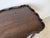 Wood Antique French Style Mahogany One-Drawer Side Table With Serpentine Scalloped Top For Sale - Image 7 of 12