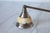 Mid 20th Century Vintage Silver Tone & Faux Bone Inlay Candle Snuffer For Sale - Image 5 of 7