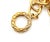 Metal Chanel Vintage Gold Plated CC 3 Rings Large Pendant Chain Long Necklace For Sale - Image 7 of 7