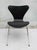 3107 Chair in Black with Upholstery by Arne Jacobsen for Fritz Hansen, 1997 For Sale - Image 12 of 13