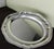 Metal 1970’s Vintage/New Silverplate Oval Shaped Platter With Running Gadroon Applied Border For Sale - Image 7 of 15