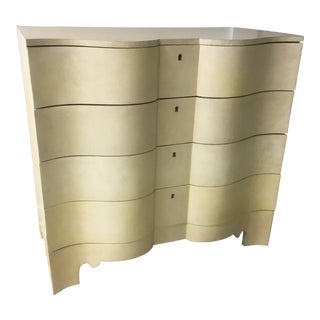 2 Vintage Goatskin Chest of Drawers a Pair For Sale