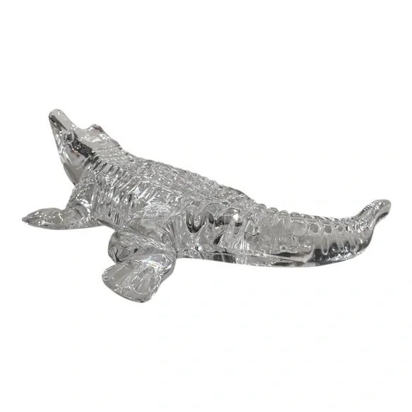 Waterford Vintage Waterford Crystal Alligator Figurine / Paperweight For Sale - Image 4 of 8