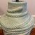 Postmodern Vintage Post Modern Ceramic Serpent Tale Lamp For Sale - Image 3 of 7