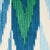 Schumacher Sample- Schumacher Kashgar Velvet Ikat Fabric in Peacock & Emerald For Sale - Image 4 of 5