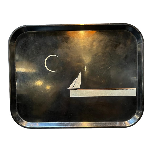 1930s Westinghouse by George Switzer Art Deco "Nocturne" Serving Tray For Sale