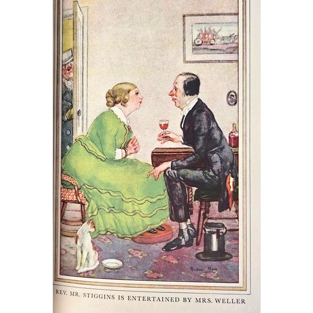 1938 Heritage Press Edition "The Pickwick Papers", by Charles Dickens For Sale - Image 12 of 14