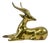 Vintage Brass Gazelle Figurine, 1970s For Sale