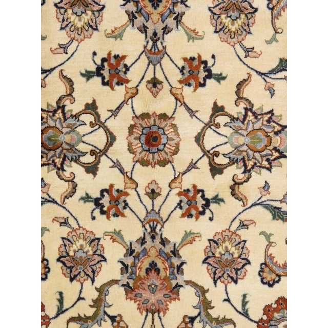 Persian Antique Persian Mashad Rug 6'8" X 9'4" For Sale - Image 3 of 4