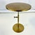 Bronze Vintage Contemporary Modern Metal Articulating Drinks Table With Old Gold Finish. For Sale - Image 8 of 8