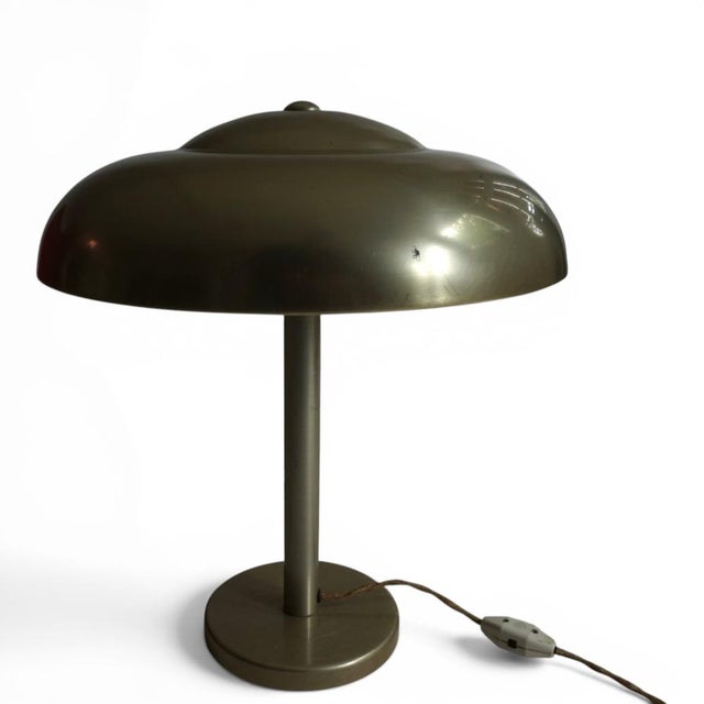 Metal Ilkora Table Lamp by Paul Haustein for WMF, 1930 For Sale - Image 7 of 15