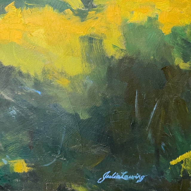 Traditional Spring in the Hollow, Original Oil Painting by Julia Lawing For Sale - Image 3 of 10