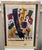 Original vintage French museum exhibition poster created for a 1990 Fernand Léger show held at the Musée d’Art Moderne in...