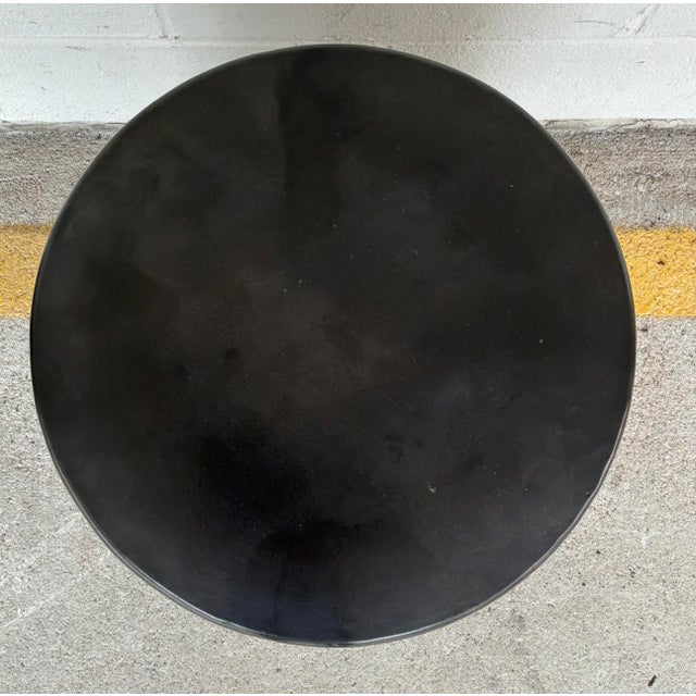 Original retail $680, stylish Made Goods Modern Bronze Hudson Garden Stool, showroom floor sample