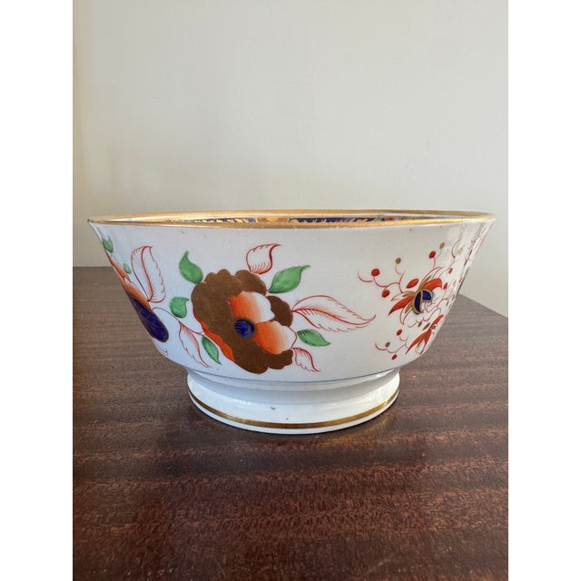 Blue Early 19th Century Coalport Imari Bowl For Sale - Image 8 of 10