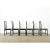 Vintage Italian Ebonized and Cane Seat Dining Chairs – Set of 6 For Sale - Image 10 of 12