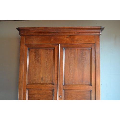 Antique Louis Philippe Cabinet in Oak, 1850 For Sale - Image 3 of 10